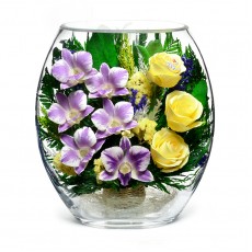 "NaturalFlowers" Арт: ERM-06 цветы в стекле